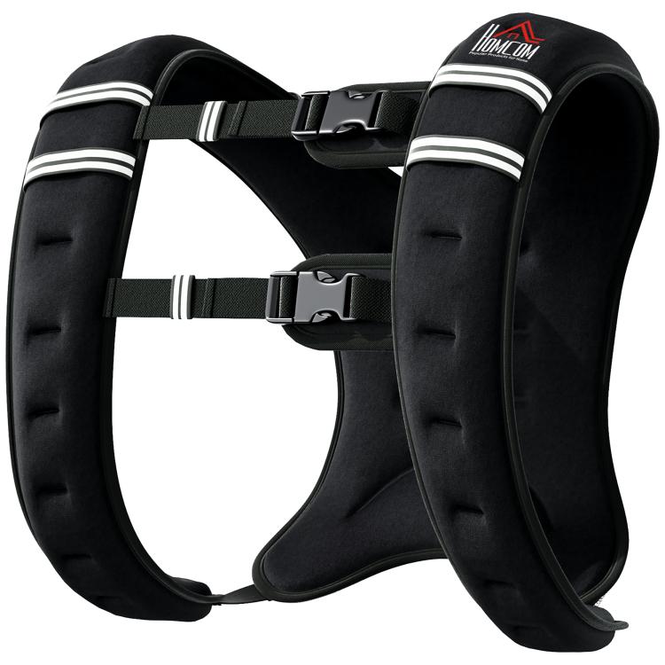 5KG Weighted Vest, Running Weight Vest with Adjustable Strap, Convenient Pocket and Reflective Strips for Men and Women