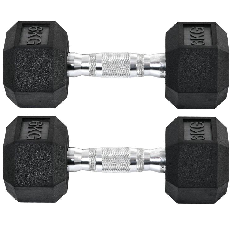 2x6kg Dumbbells Set