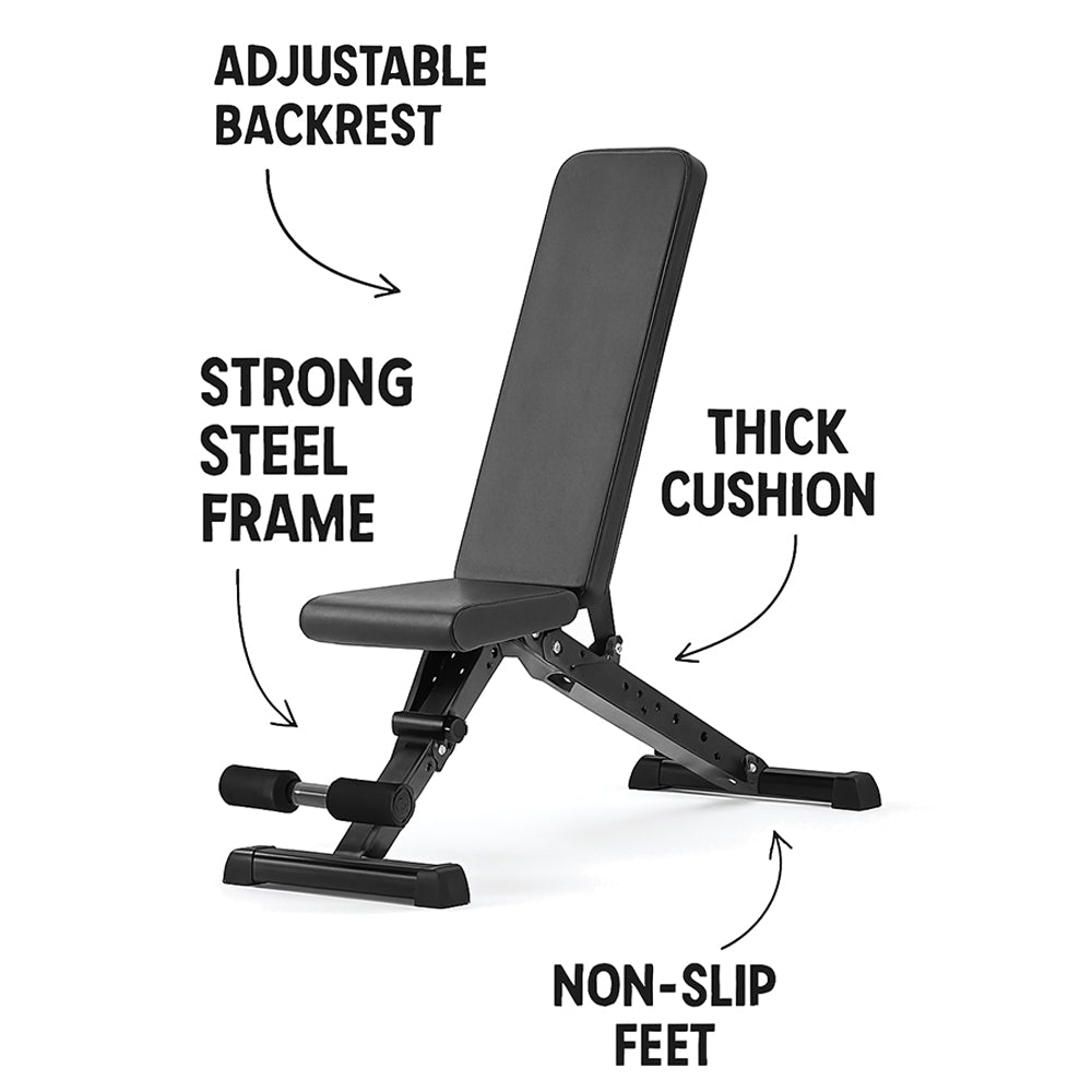 Foldable Adjustable Workout Bench