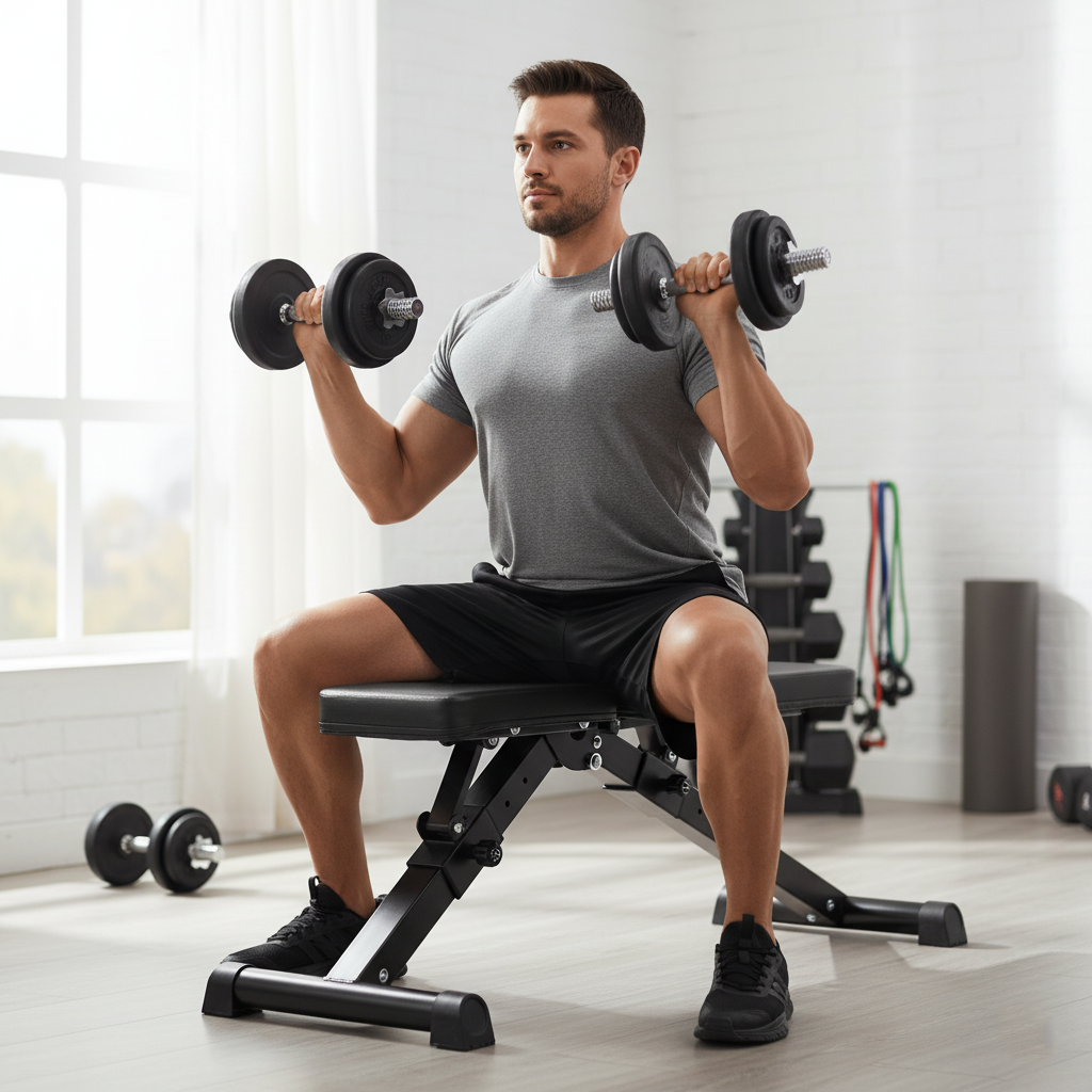 Foldable Adjustable Workout Bench