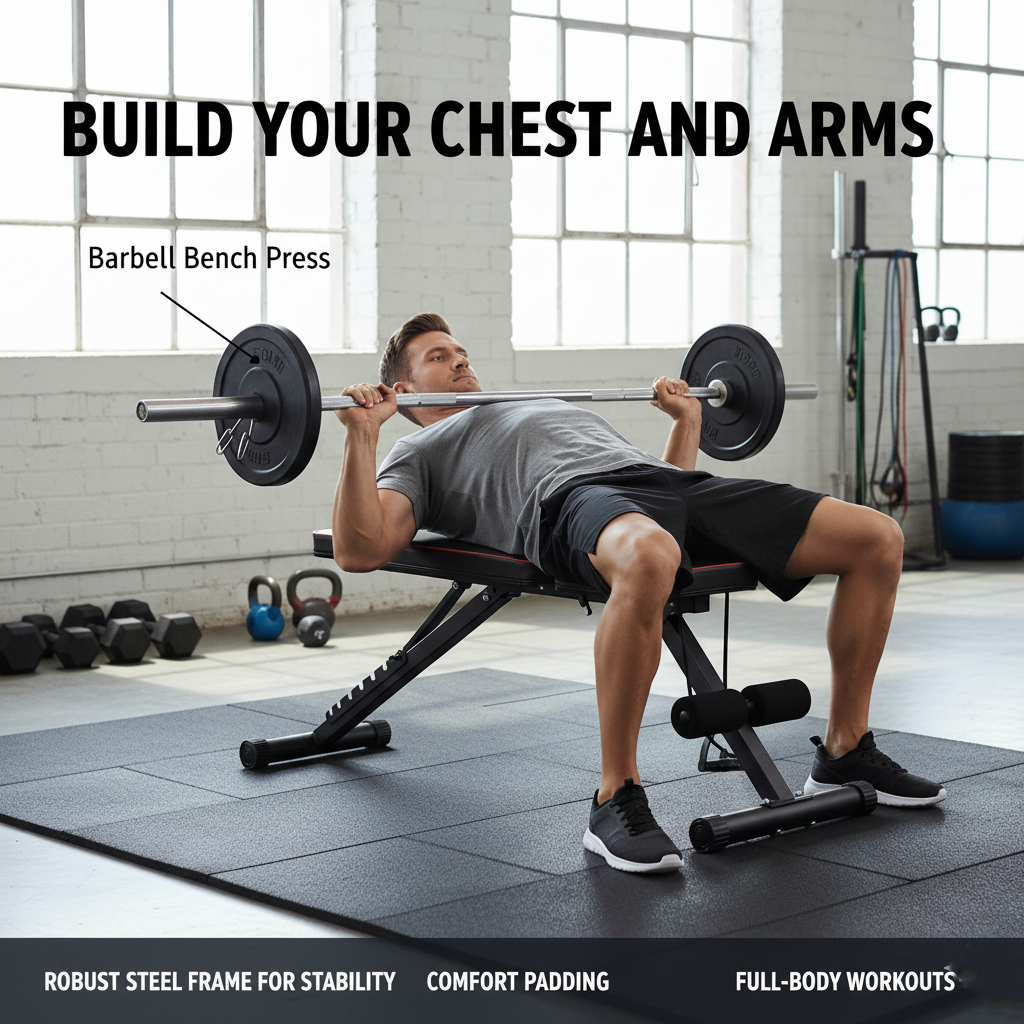 Foldable Adjustable Workout Bench