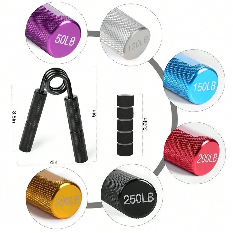 1PCS 50LB-350LB Metal Hand Gripper