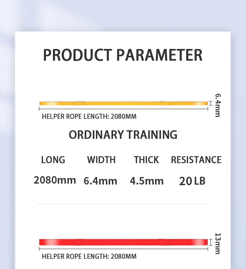 Pull Up Assistance/Resistance Band Set