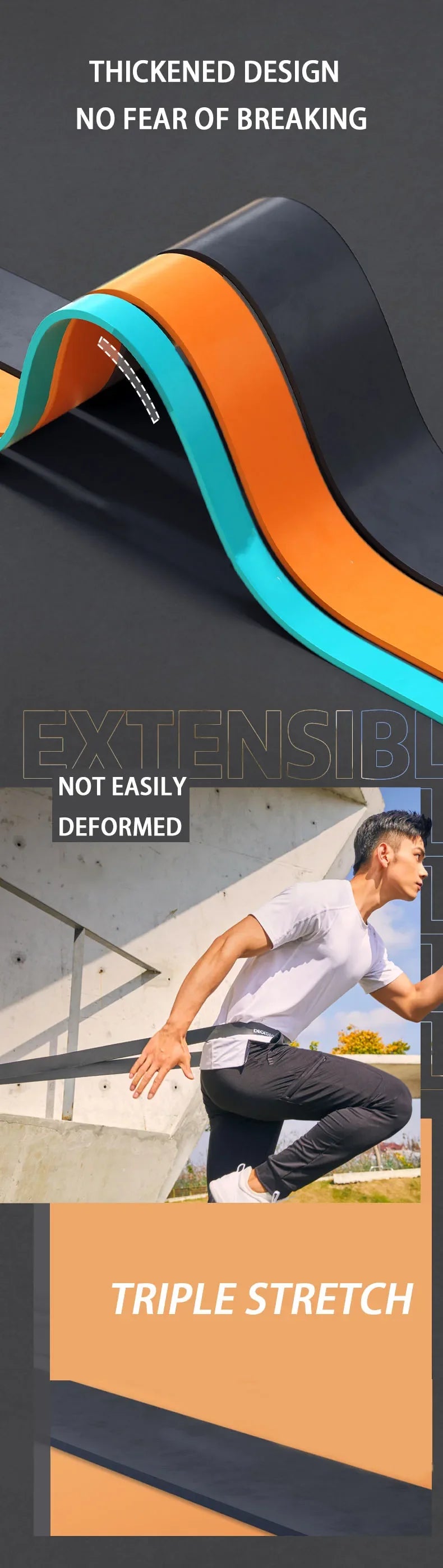 Pull Up Assistance/Resistance Band Set