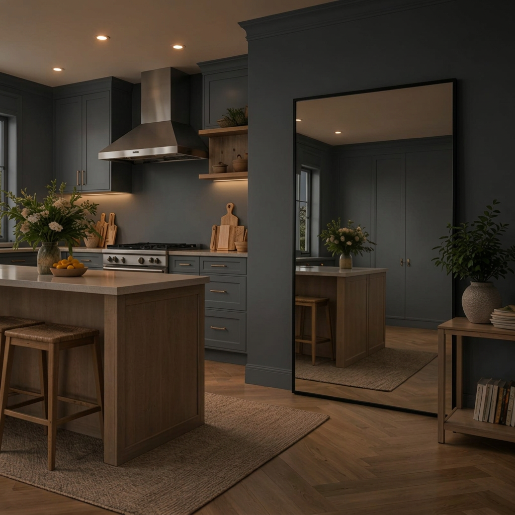 Darker kitchen photo