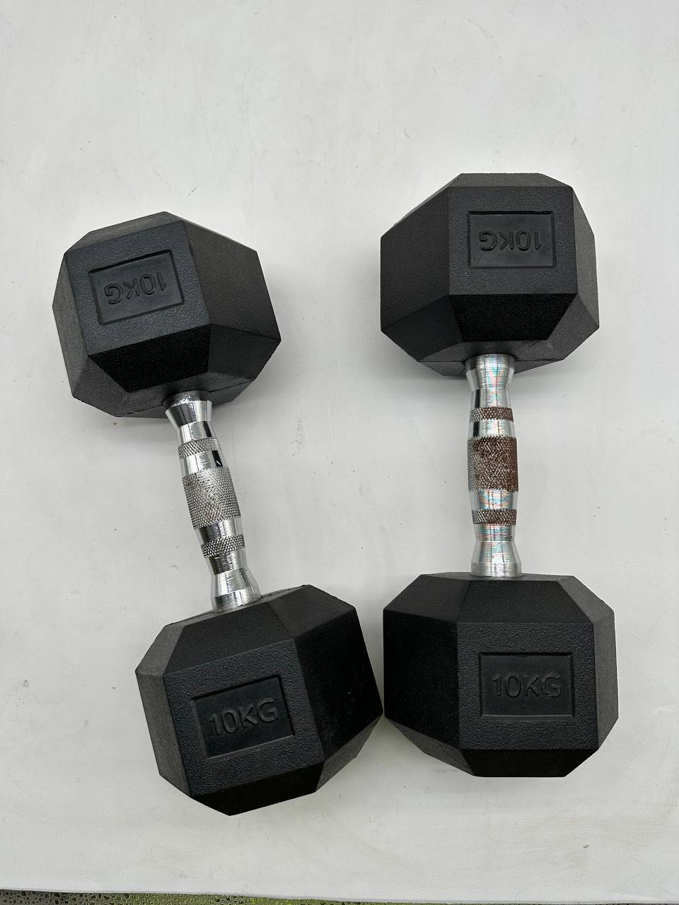 Rubber Dumbbells 2 x 10kg