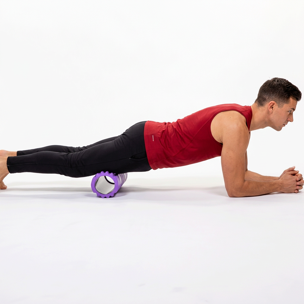 Thigh rolling photo with a man