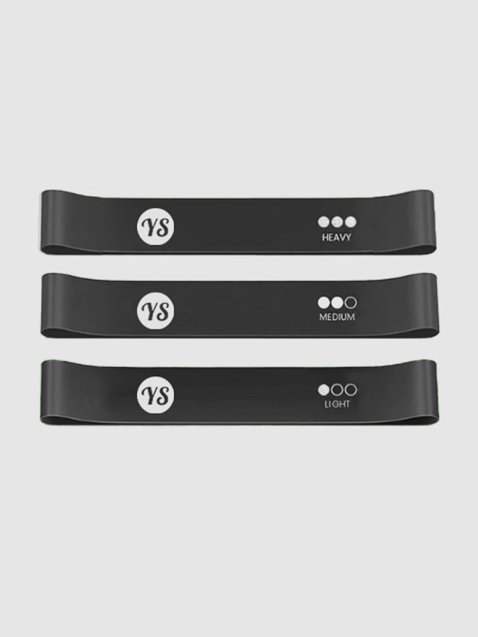 Resistance Black Loop Bands - 3 Pack